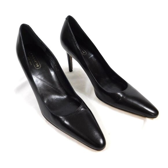Coach "Misty" Pointed Toe Stiletto Heel Pumps Made in Italy Size 9B - Picture 1 of 11